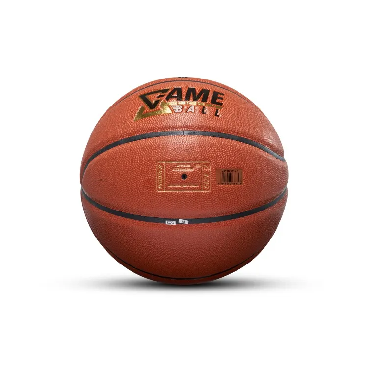 RIGORER Microfiber Leather Basketball Brown Size 7 Ball Training Competition Unisex-5
