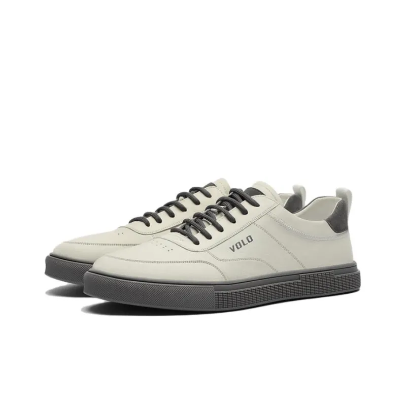 VOLO Small White Shoes Low-Top Skateboard Shoes Men's-9