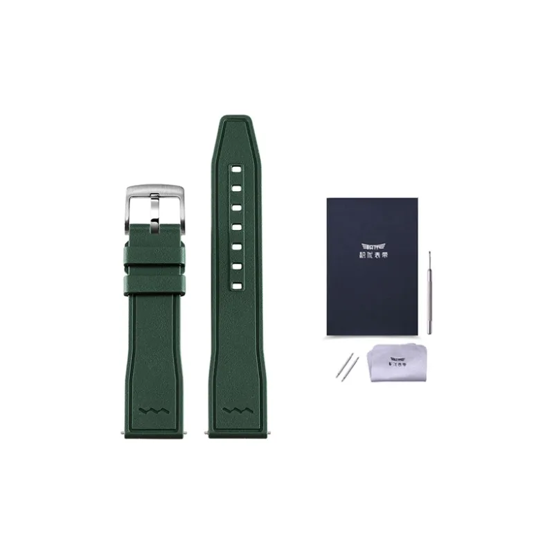 JEAYOU Compatibility Omega, IWC, Tudor, Breitling, Casio, Longines, Rolex, Tissot, MIDO Watch Band Rubber Material-12