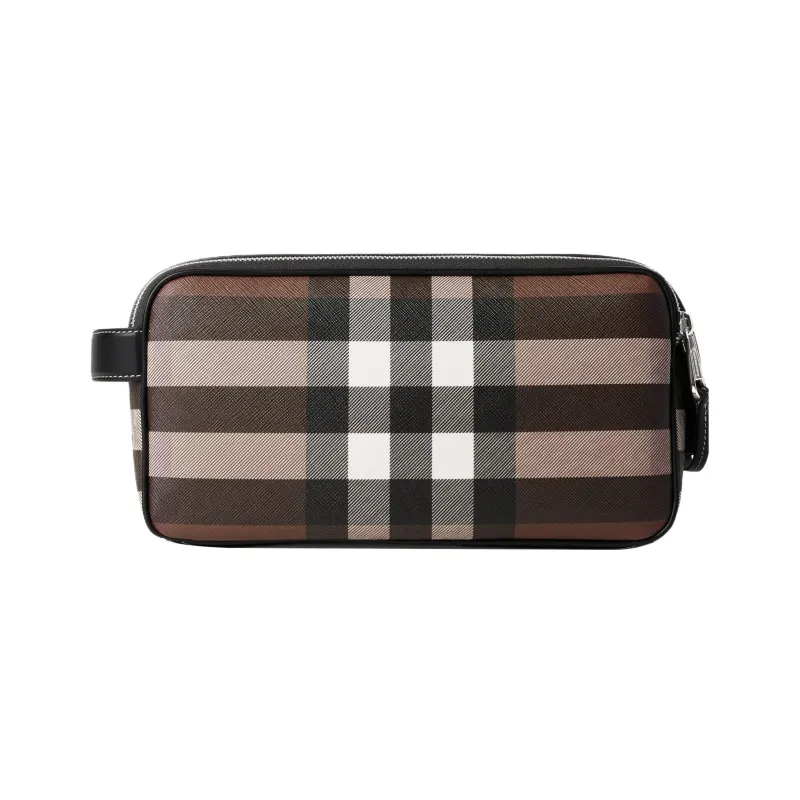Burberry Thermoplastic Polyurethane Storage Bag Men's Brown-2