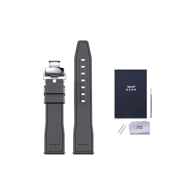 JEAYOU Compatibility Omega, IWC, Tudor, Breitling, Casio, Longines, Rolex, Tissot, MIDO Watch Band Rubber Material-28