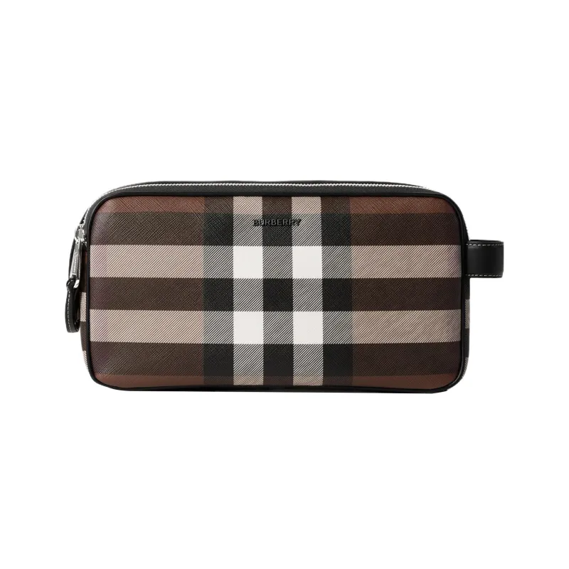 Burberry Thermoplastic Polyurethane Storage Bag Men's Brown-0
