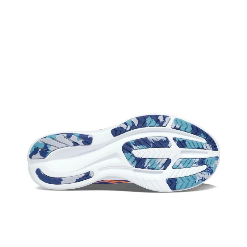 Saucony Ride 15 Cushioning Anti-Slip And Wear-Resistant Low-Top Running Shoes Men's Blue-3