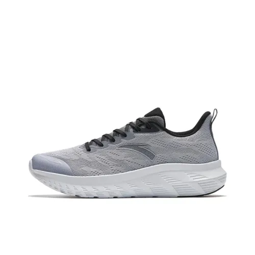 Anta Light Cloud Anti Slip Wear Resistant Low Top running Blue Shoes Men's Gray