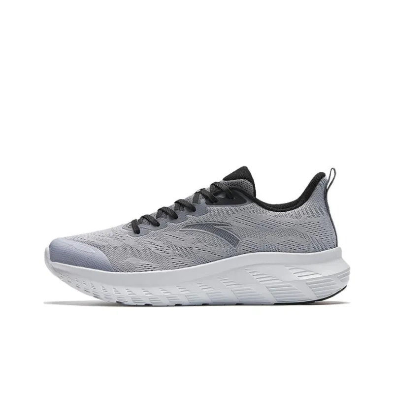 Anta Light Cloud Anti-Slip Wear-Resistant Low-Top Running Shoes Men's Gray-0