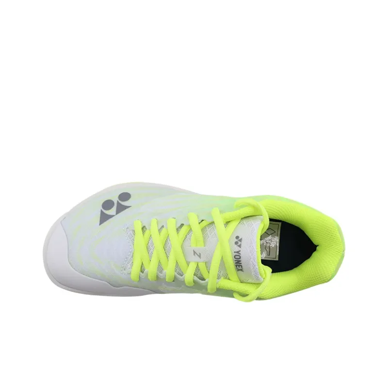 YONEX POWER CUSHION AERUS Low Top Badminton Shoes Unisex Yellow Gray Loose Fit-2