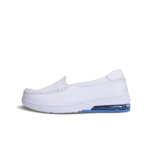 Cherry blossoms Loafers Women's Low-Top White