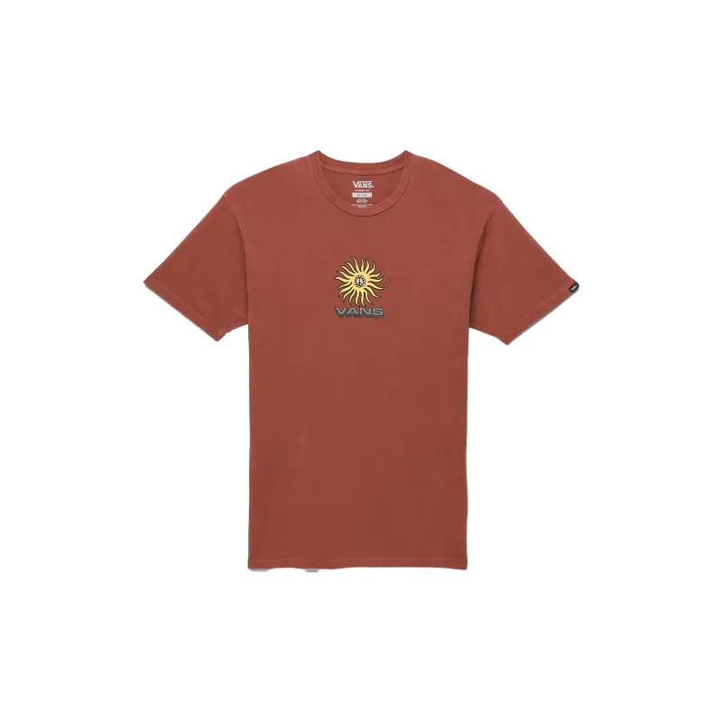 Vans CONCRETE FLORAL VINTAGE T-Shirts Unisex Brown-1