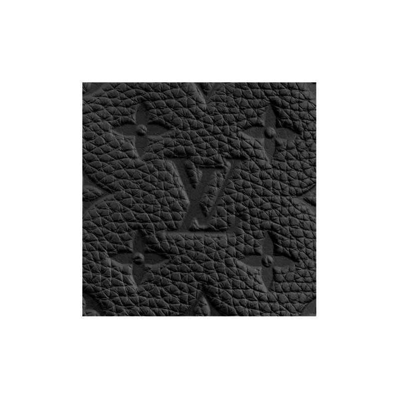 LOUIS VUITTON Triangle Little Bull Leather Messenger Bag Shoulder Bag Crossbody Bag Regular Men's Black-0