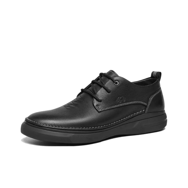 VOLO Dress Shoes Men Low Top Black/Brown/Earth Yellow-1