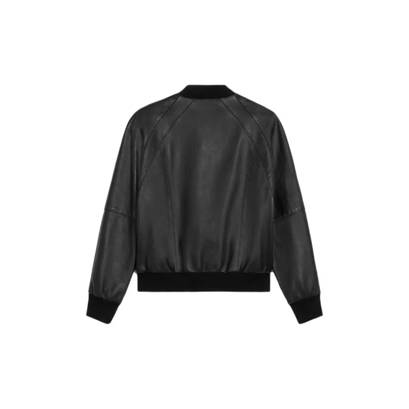 CELINE FW23 Leather Jacket Men's Black-1