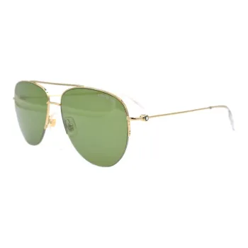 MONTBLANC Alloy Aviator Sunglasses Men's