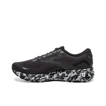 Brooks Ghost 15 Cushioning Wear Resistant Low Top Running Shoes Men's Black