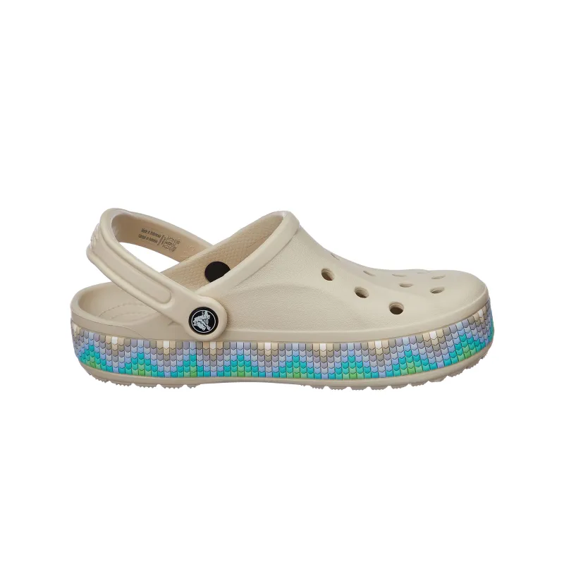 Crocs Bayaband Chevron Band Clogs 'Stucco Multi'-1