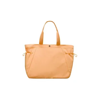 Lululemon Nylon Handbag Women's Mango Yellow