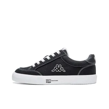 Kappa Slip Resistant, Abrasion Resistant, Lightweight, Breathable, Support Low Top Canvas Shoes Unisex Agate Black