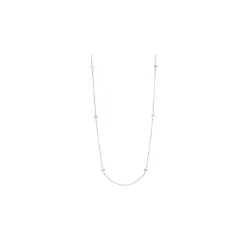 TIFFANY & CO. T 18K Rose Gold Necklaces Women's Rose Gold
