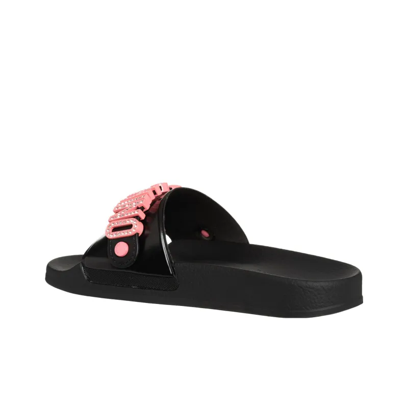 MOSCHINO Slide Slippers Women's Black-2