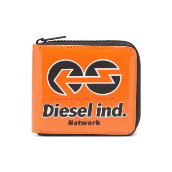 DIESEL Polyvinyl Chloride Wallet Regular Men's Orange