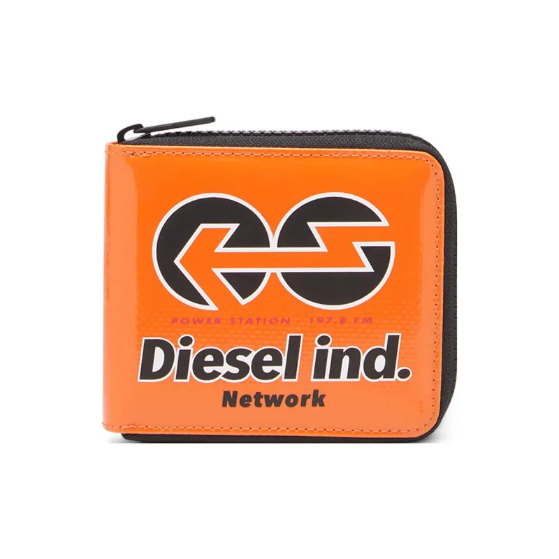 DIESEL Polyvinyl Chloride Wallet Regular Men's Orange-0