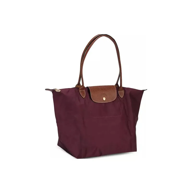 LONGCHAMP Fabric Dumpling Bag Handbag Trumpets Women's Dark Red-2