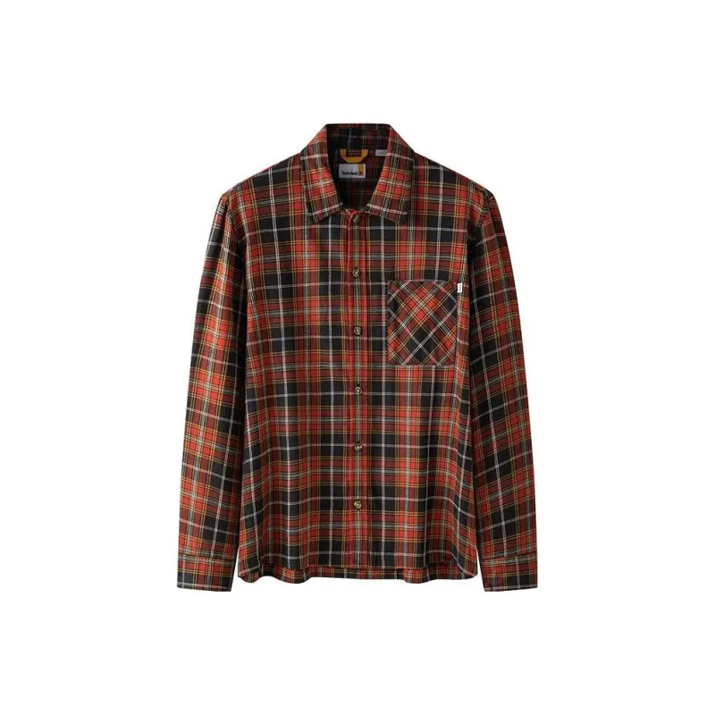 Timberland Shirt Men's Black Red-0