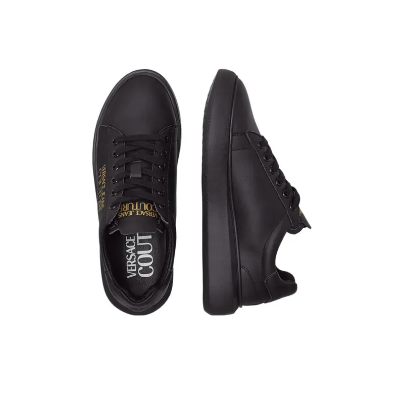 VERSACE JEANS Couture Low Top Skateboard Shoes Women's Black-2