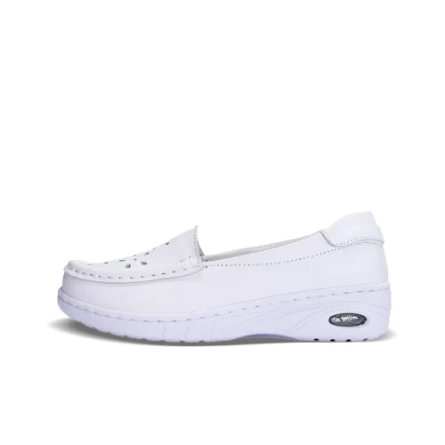 Cherry blossoms Loafers Women's Low-Top White