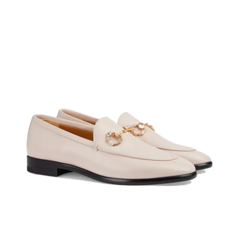 GUCCI Jordaan Loafers Women's Pink-2