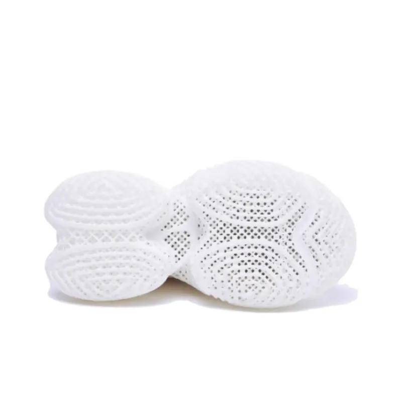 Cabbeen 4D Printing Cushioning Anti-Slip And Wear-Resistant Low-Top Chunky Sneakers Women's White-4