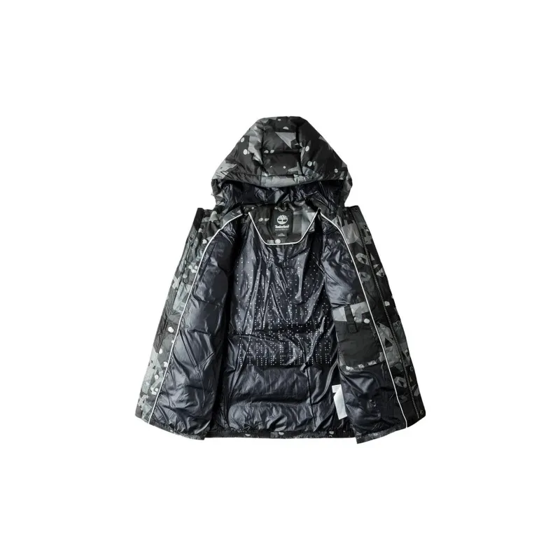 Timberland Down Jacket Men's Gray Camouflage-2