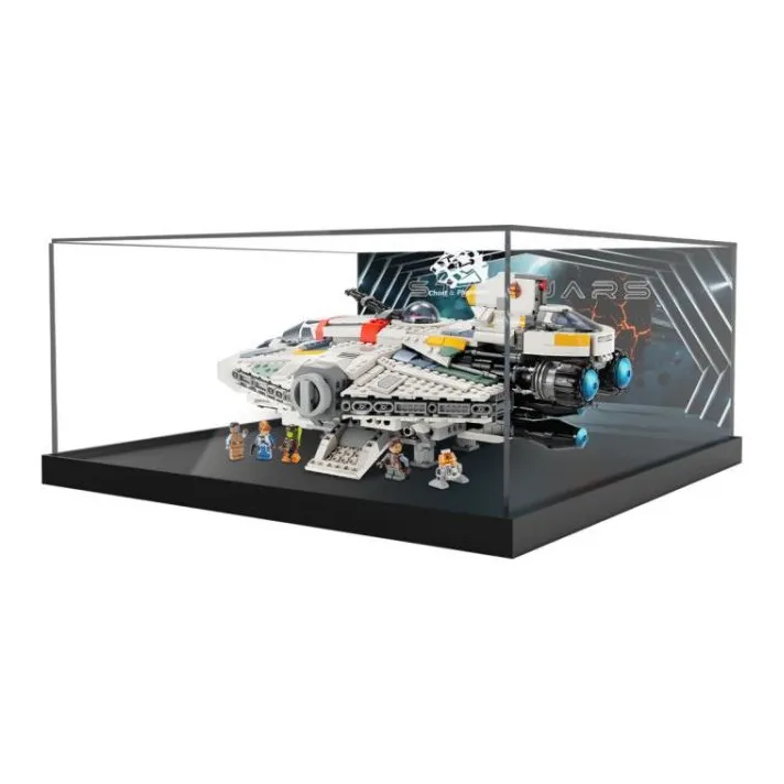 KGBOX For LEGO 75357 Wraith And Goblin II Acrylic Dust Covers Model Accessories-0