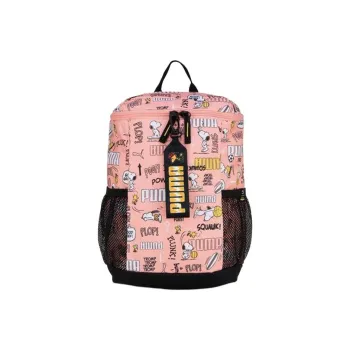 PUMA PEANUTS Snoopy Collaboration Fabric Backpack Small Size Unisex Pink