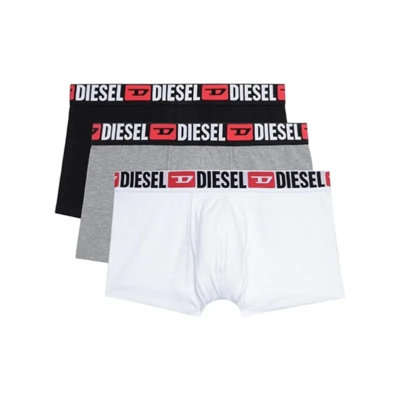 DIESEL Logo Waistband Three Pack Boxers-0