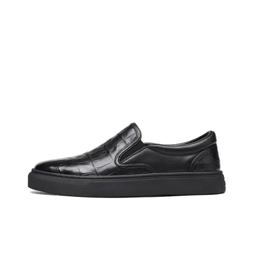 Oak Elephant Low-Top Casual Shoes Men's Black
