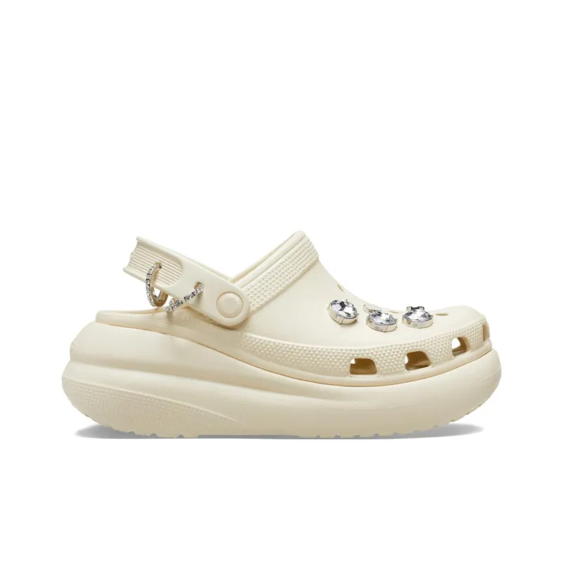 Crocs Classic Crush Punk Clogs 'Bone'-1