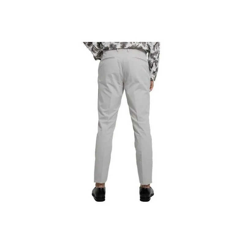 Zzegna Casual Pants Men Gray-1
