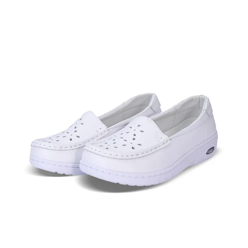Cherry Blossoms Loafers Women's White-2