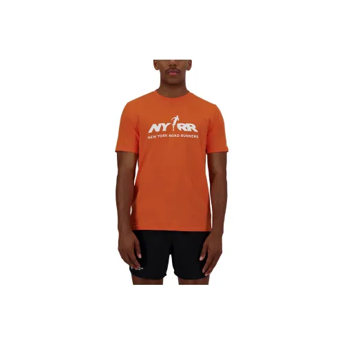 New Balance Run For Life T-Shirts Men Orange