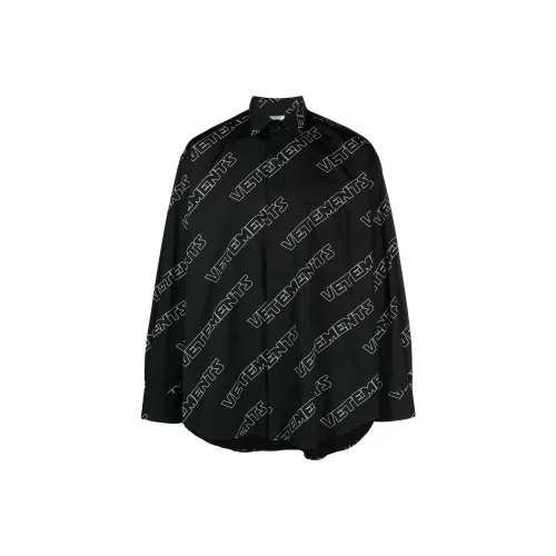 Vetements Logo-print Cotton Shirt