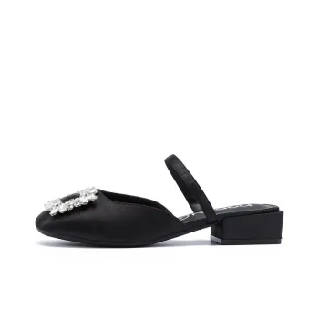 Honey GIRL Closed Toe Slippers Women's Black