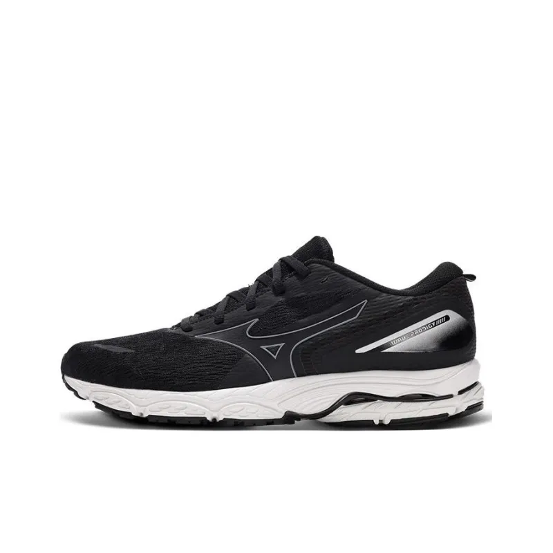 Mizuno Prodigy 5 Cushioned Slip Resistant Breathable Low Top Training Running Shoes Men's Black Gray-0