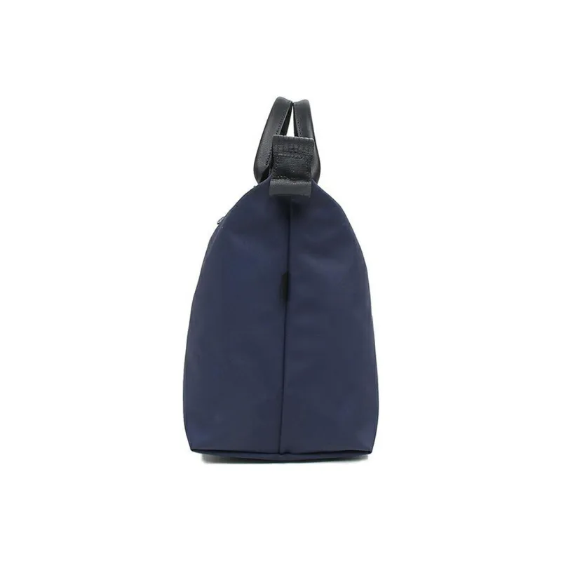 LONGCHAMP Le Pliage Energy Canvas With Leather Trim Canvas Bag, Shoulder Bag, Crossbody Bag, Handbag Tubas Women's Blue-3