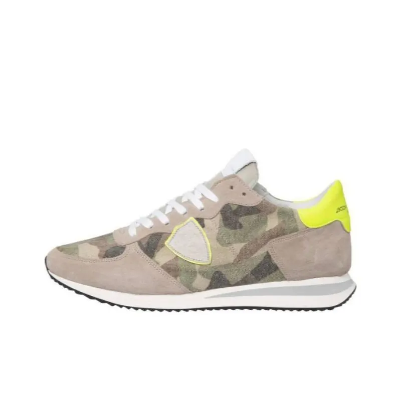 PHILIPPE MODEL Low Top Casual Shoes Men's Camouflage-0