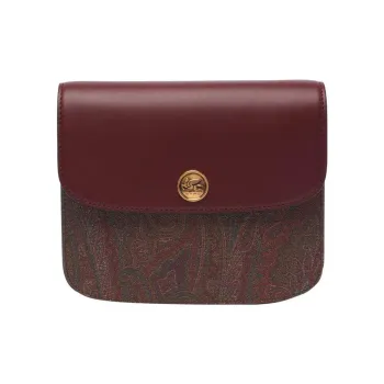 ETRO Paisley Printed Logo Plaque Crossbody Bag