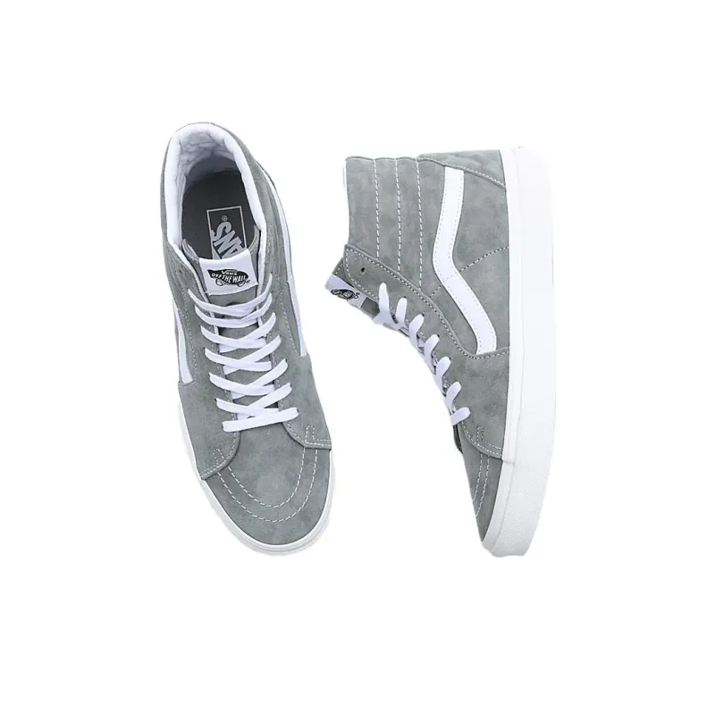 Vans Pig Suede Sk8 Hi 'Grey' Women's-3