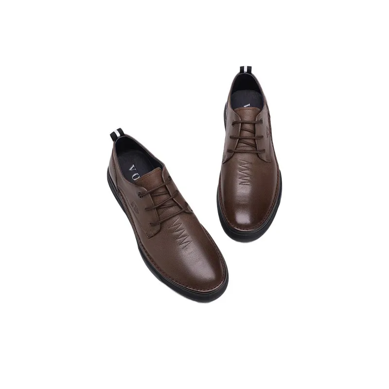 VOLO Dress Shoes Men Low Top Black/Brown/Earth Yellow-8