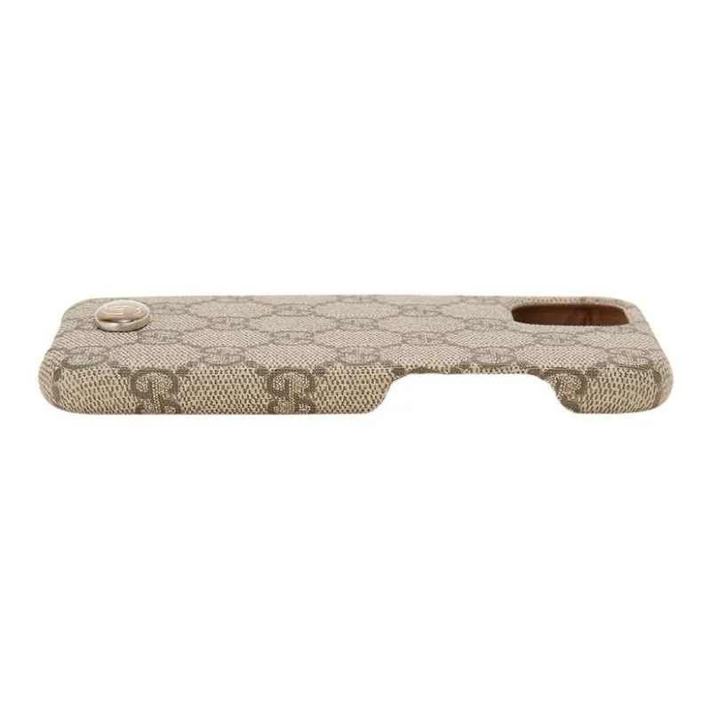 GUCCI Ophidia Canvas IPhone 13 Case Bag Accessory Women's Beige-1