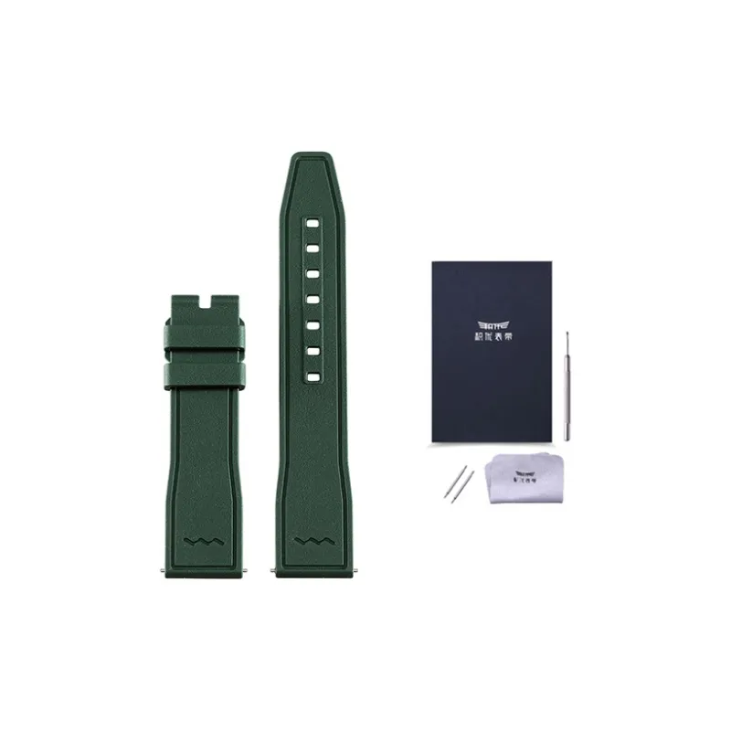JEAYOU Compatibility Omega, IWC, Tudor, Breitling, Casio, Longines, Rolex, Tissot, MIDO Watch Band Rubber Material-2