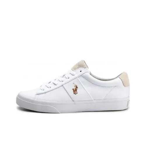 Polo Ralph Lauren Skateboard Shoes Men Low-Top White